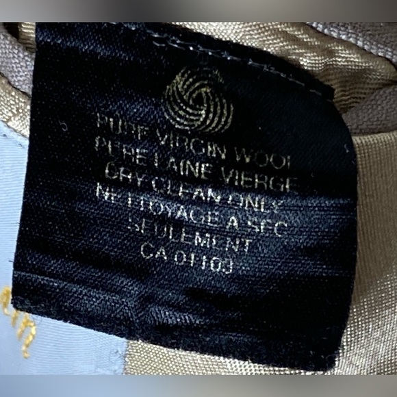 Aquascutum of London Beige Blazer Mens Size 40 R Wool Made in Canada - Picture 8 of 11